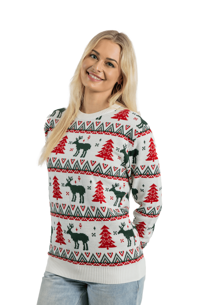 womens winter wonderland christmas jumper