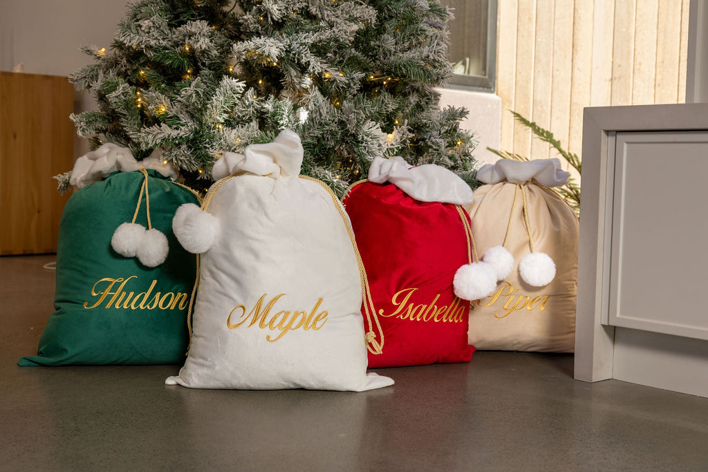 personalised santa sacks