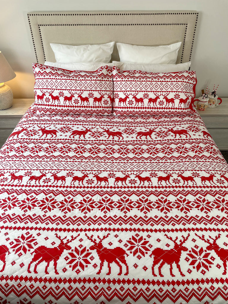quilted christmas duvet